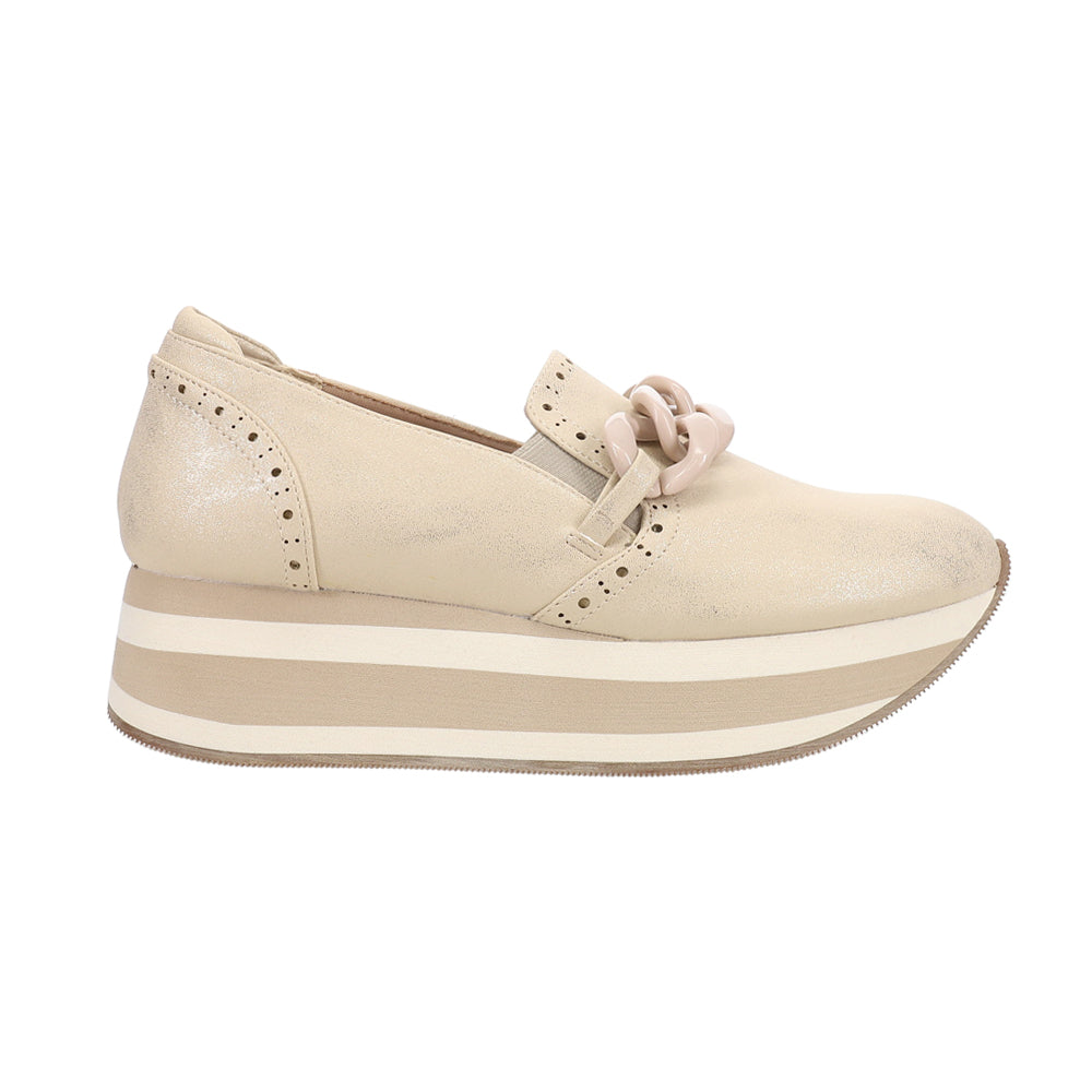 So What Metallic Platform Slip On Loafers、mySite、gtrtttuynbv