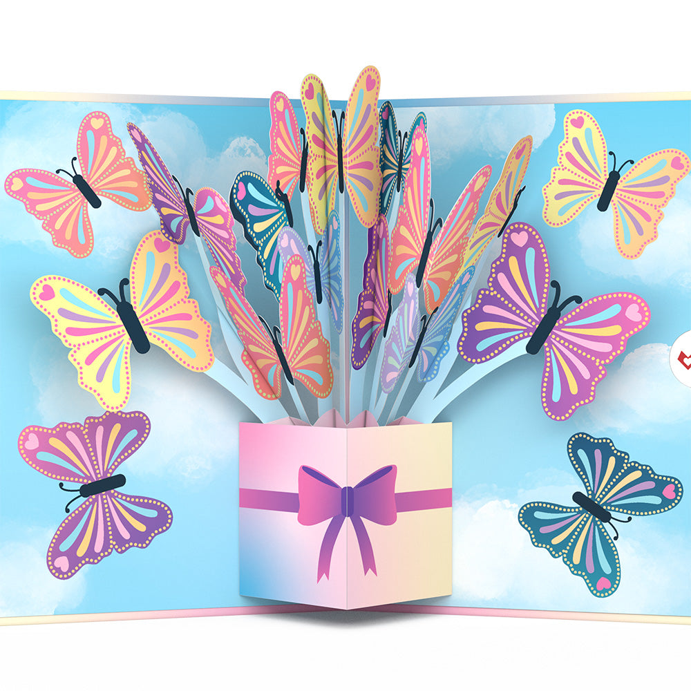 Act Like It's Your Birthday Butterflies Pop-Up Card、mySite、solidvoid