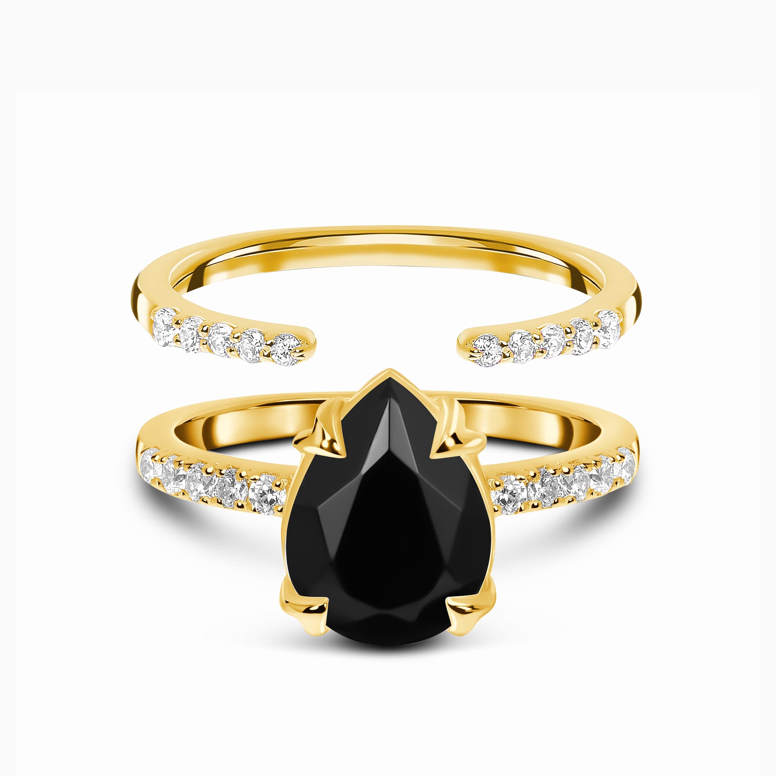 Black Obsidian Nymph Ring & Twinkling Band、mySite、hinf8tx79