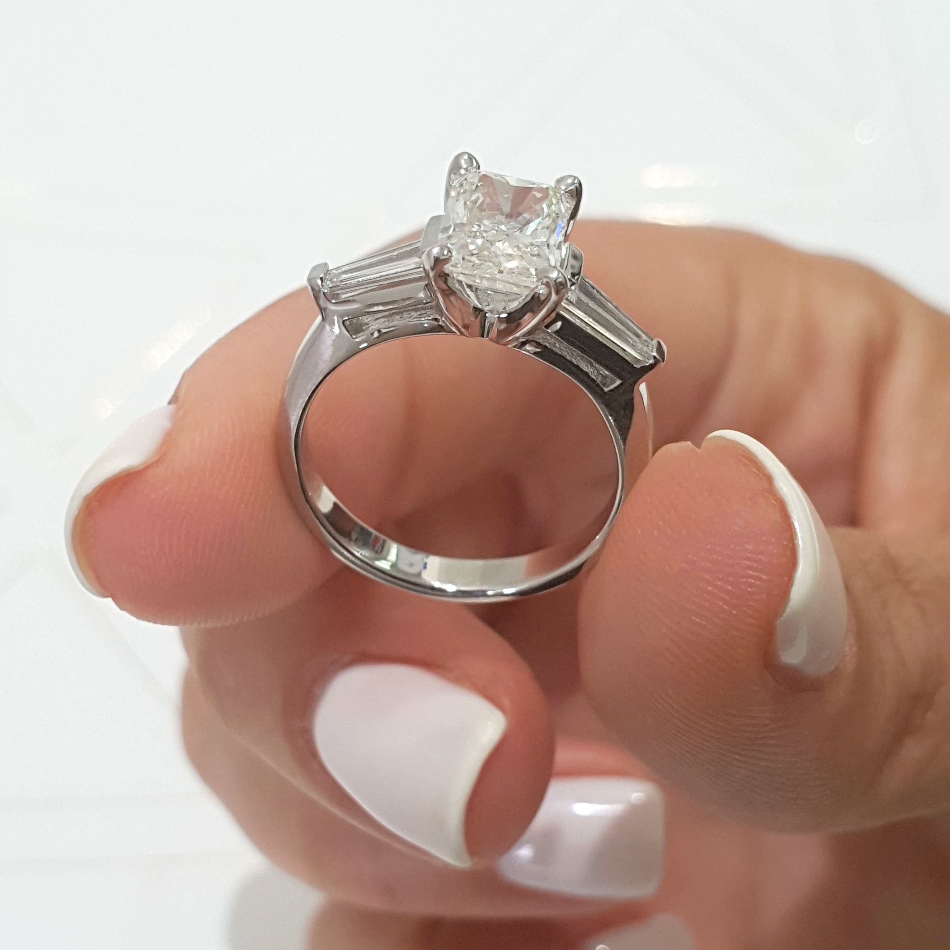 Skylar Diamond Engagement Ring -14K White Gold (RTS)、mySite、hinf8tx79