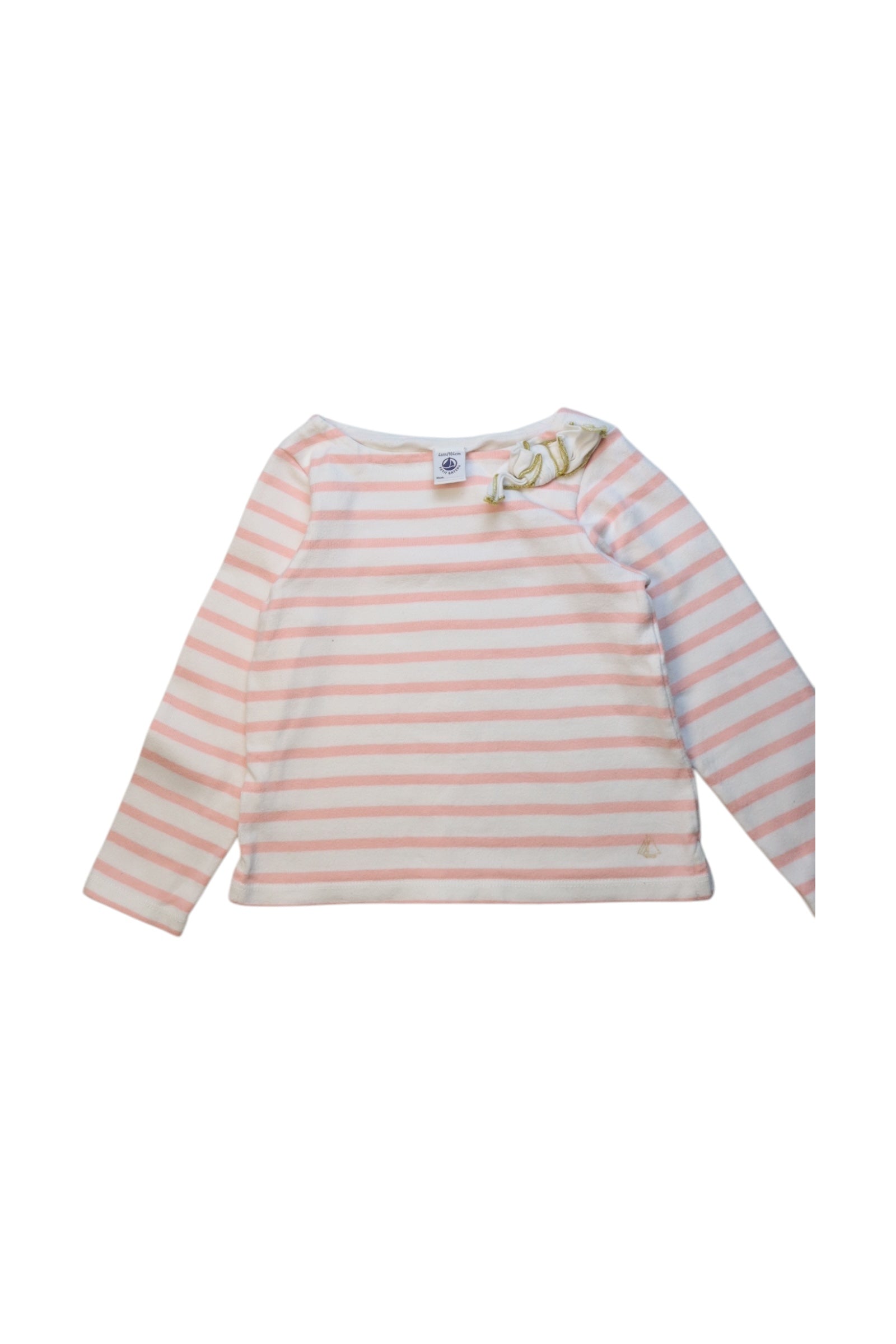 Petit Bateau Striped Long Sleeve Top 4T、mySite、g9winljtr