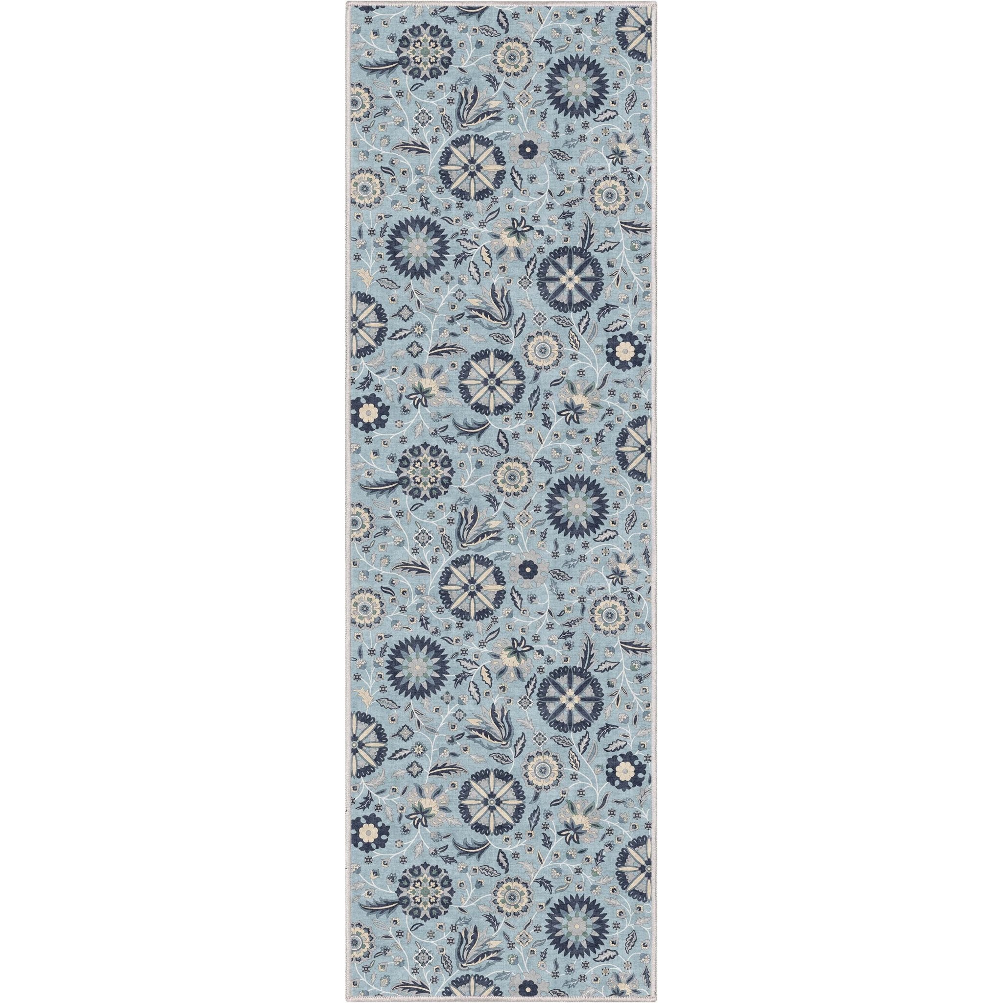 Charlotte Transitional Floral Flat-Weave Rug、mySite、gigharbornorthrealestate