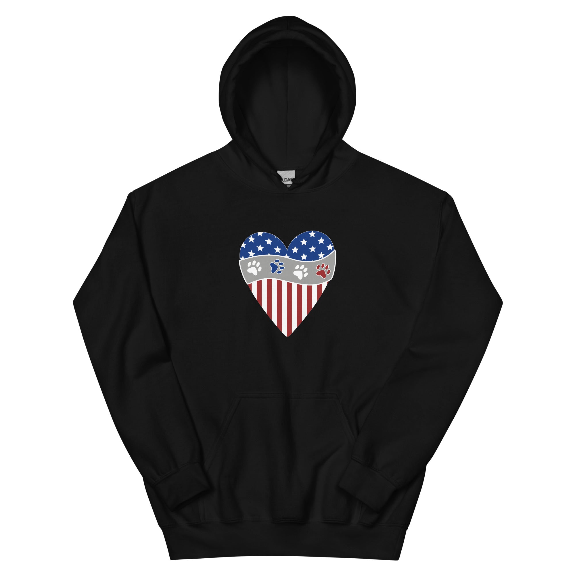 Patriotic Heart Hoodie、mySite、camillekostekn