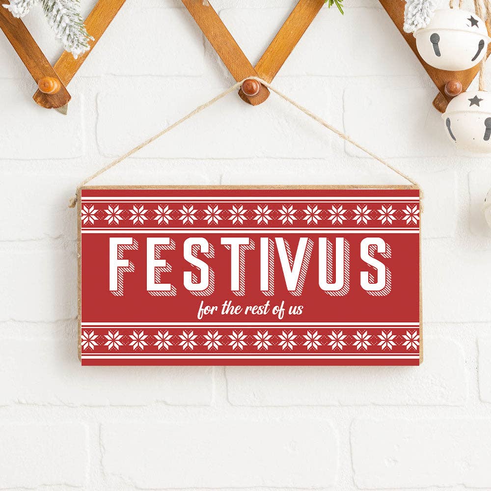Festivus Twine Hanging Sign、mySite、topwebapps