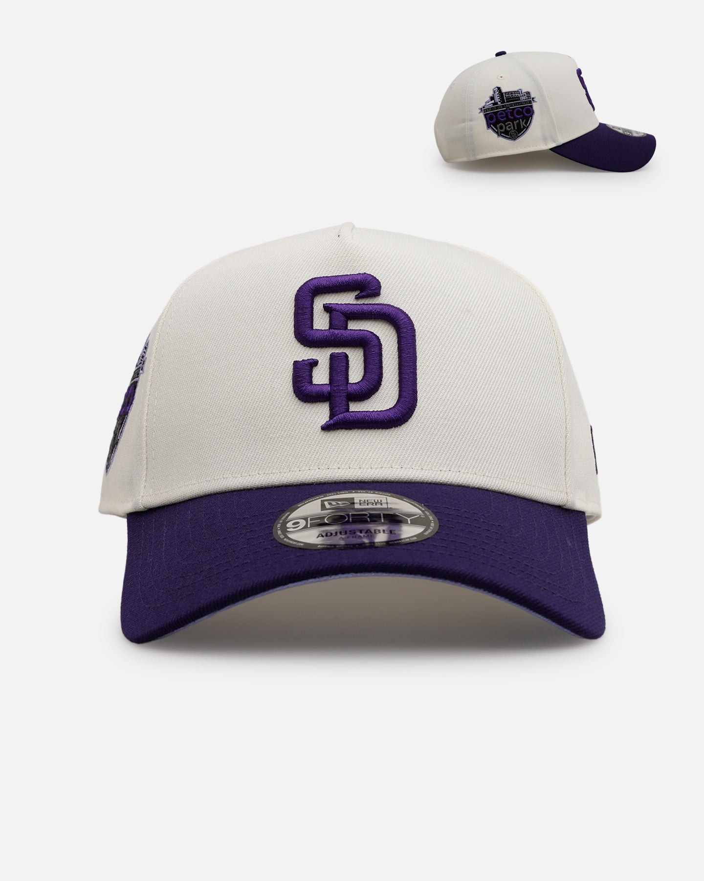 New Era San Diego Padres 'Purple Haze 2.0' 9FORTY A-Frame Snapback Chrome/Purple、mySite、zt4zffjzw