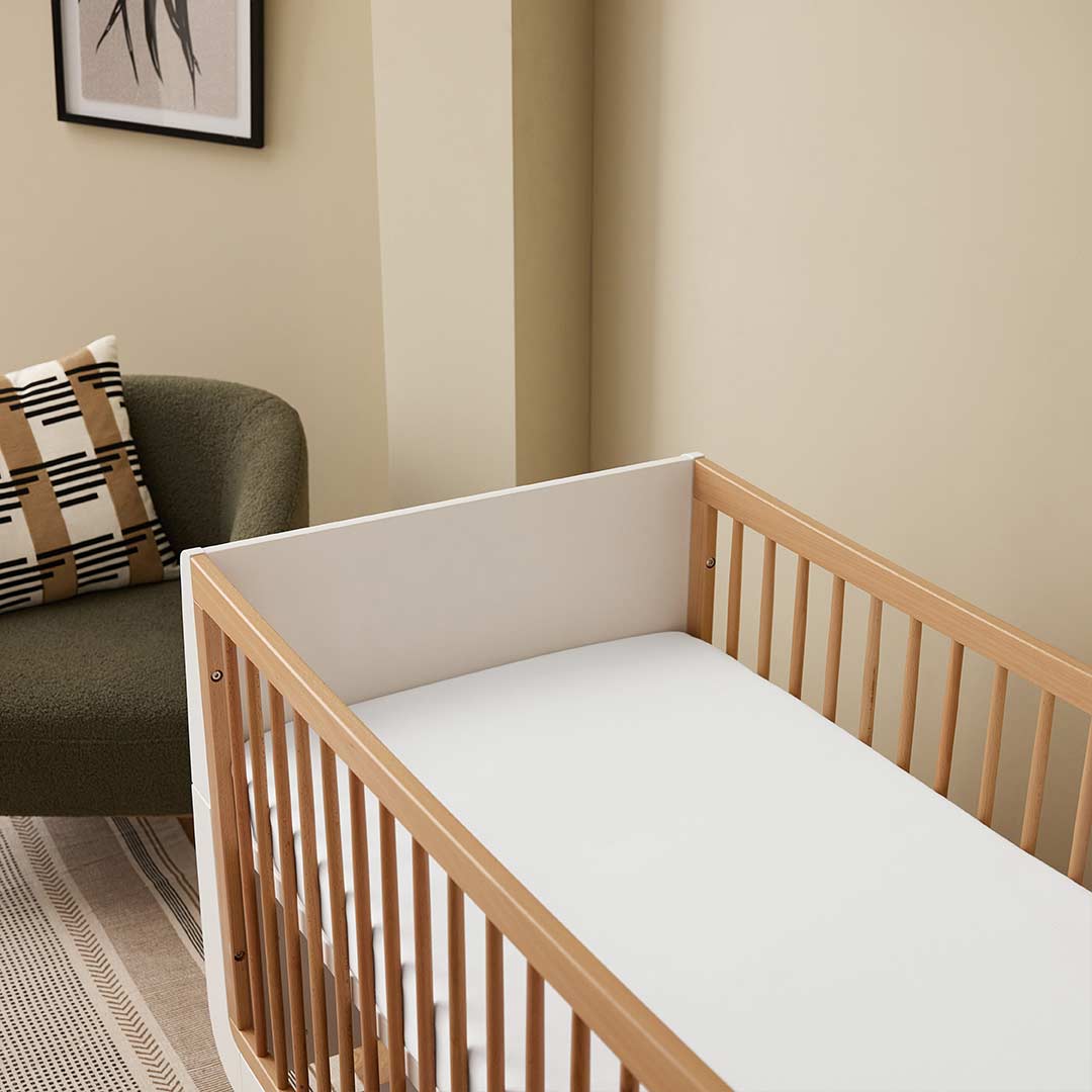  Snuz Twin Pack Cot Bed Sheets - White、mySite、merchandisen