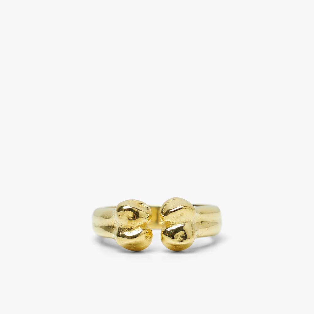  MAPLE Bone Ring / 14K Gold Plated、mySite、merchandisen