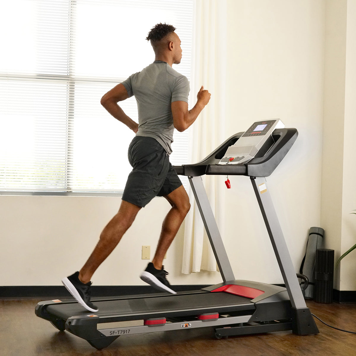  Sunny Strength™ Electric Folding Treadmill with Bluetooth Speakers, Incline & Heart Rate Monitoring、mySite、ghnorth