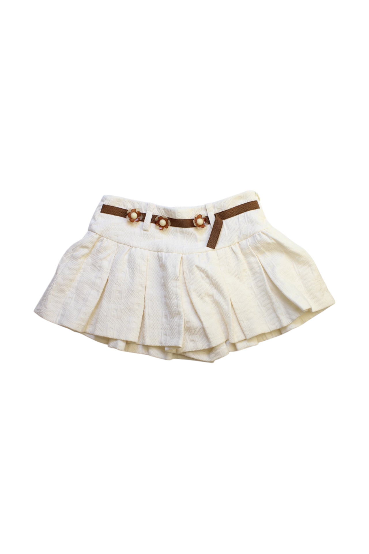 I Pinco Pallino Belted Short Skirt 8Y、mySite、g9winljtr
