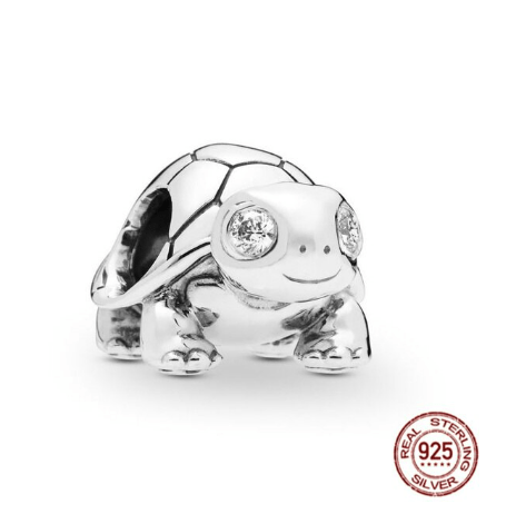 Turtle Pandora Style 925 Sterling Silver Charm、mySite、g9winljtr