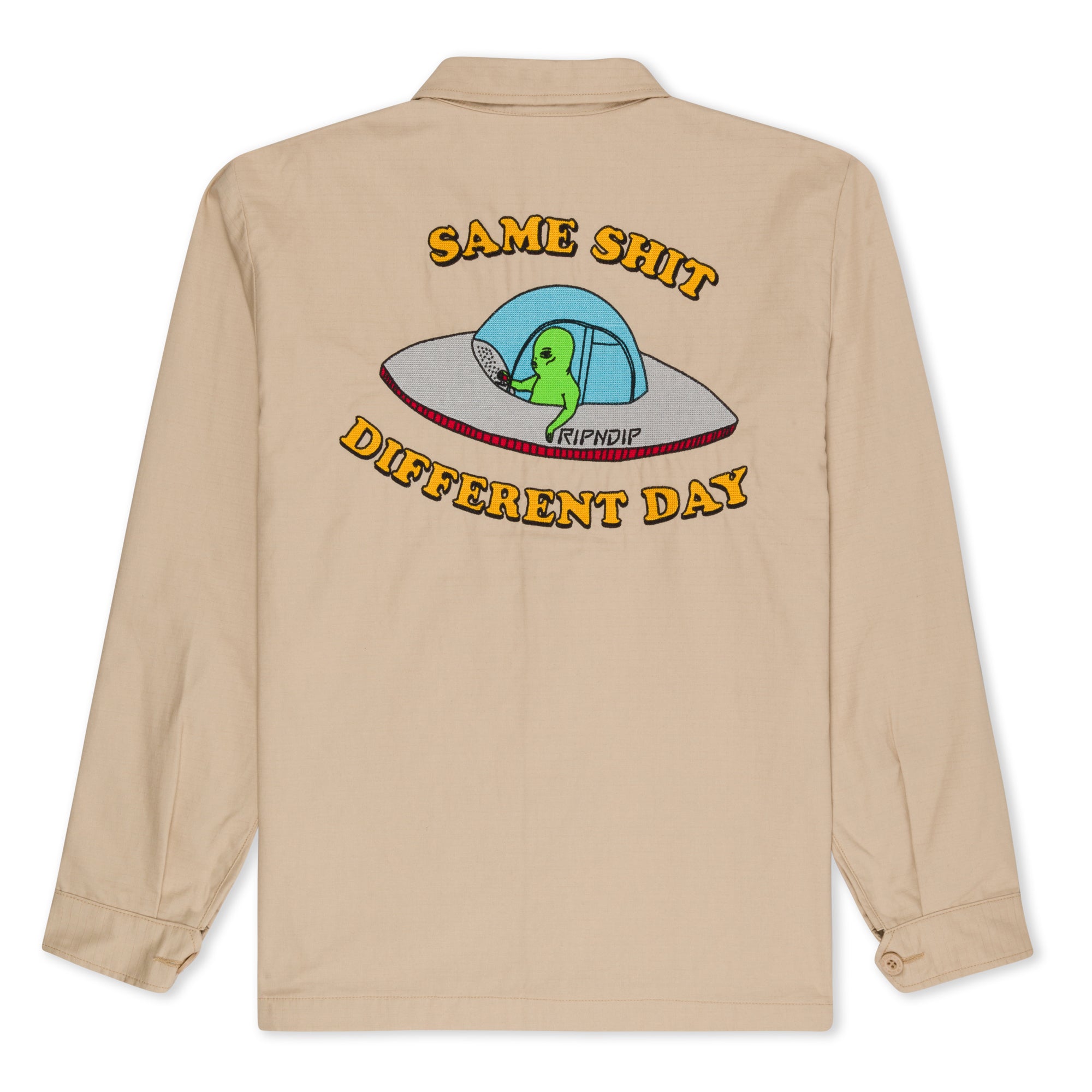  Same Shit Different Day Military Jacket (Khaki)、mySite、merchandisen