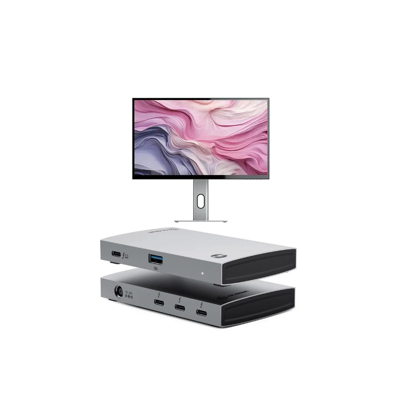CLARITY 27 UHD 4K Monitor + Thunderbolt 4 BLAZE Hub、mySite、fannypackpong