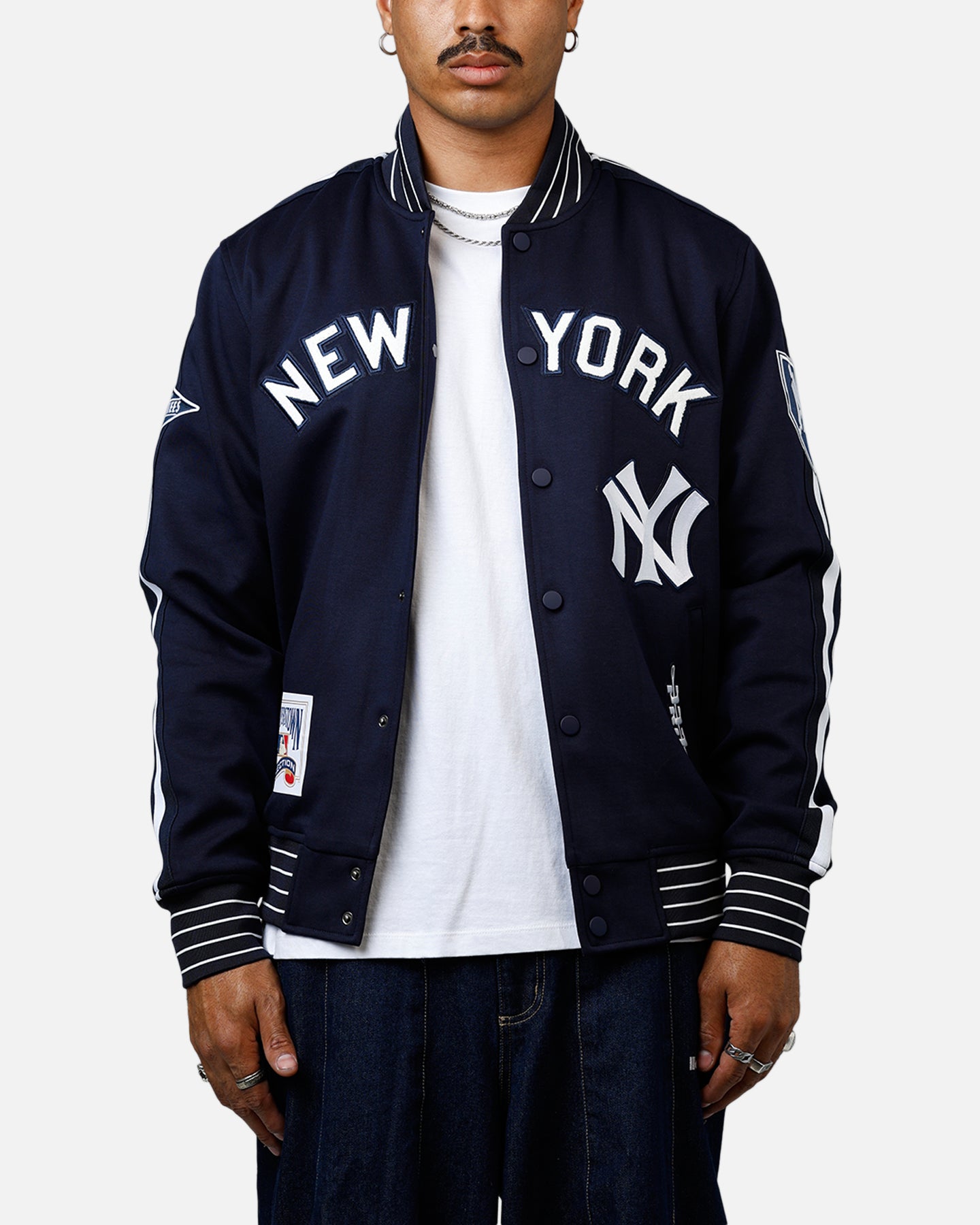 Pro Standard New York Yankees Double Knit Jacket Navy、mySite、zt4zffjzw