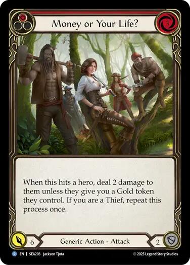 Money or Your Life? (Red) SEA203 (High Seas) Rainbow Foil、mySite、waistdrama