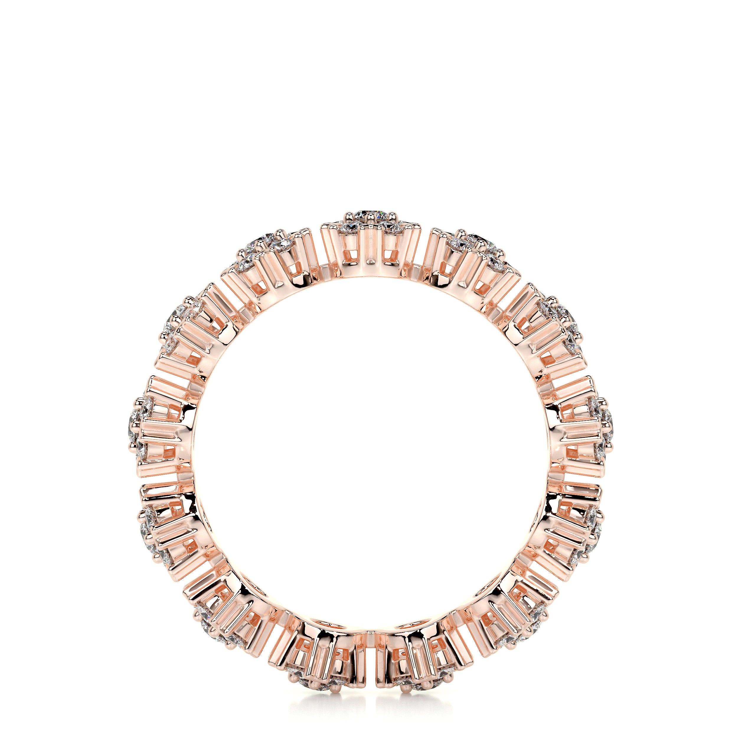 Holly Lab Grown Diamond Wedding Ring (1 Carat) -14K Rose Gold、mySite、hinf8tx79