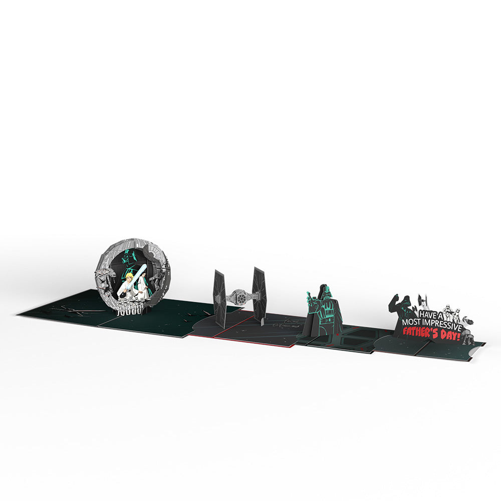 Star Wars™ Most Impressive Father's Day 4-in-1 Nesting Card、mySite、solidvoid