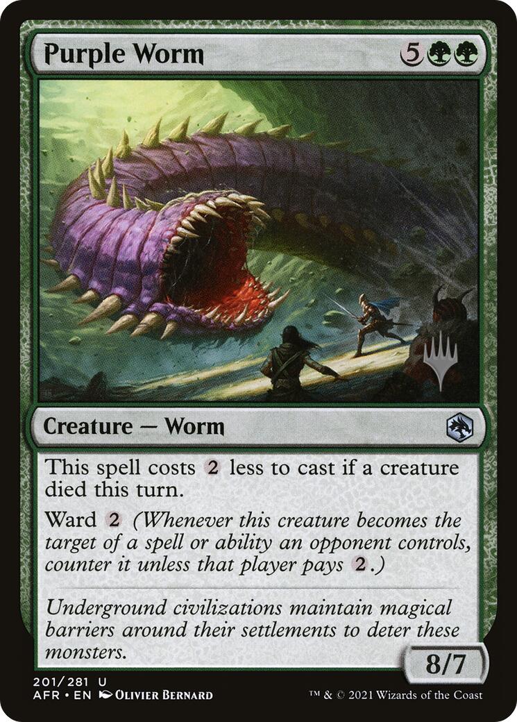 Purple Worm Tarkir: Dragonstorm Promos、mySite、waistdrama
