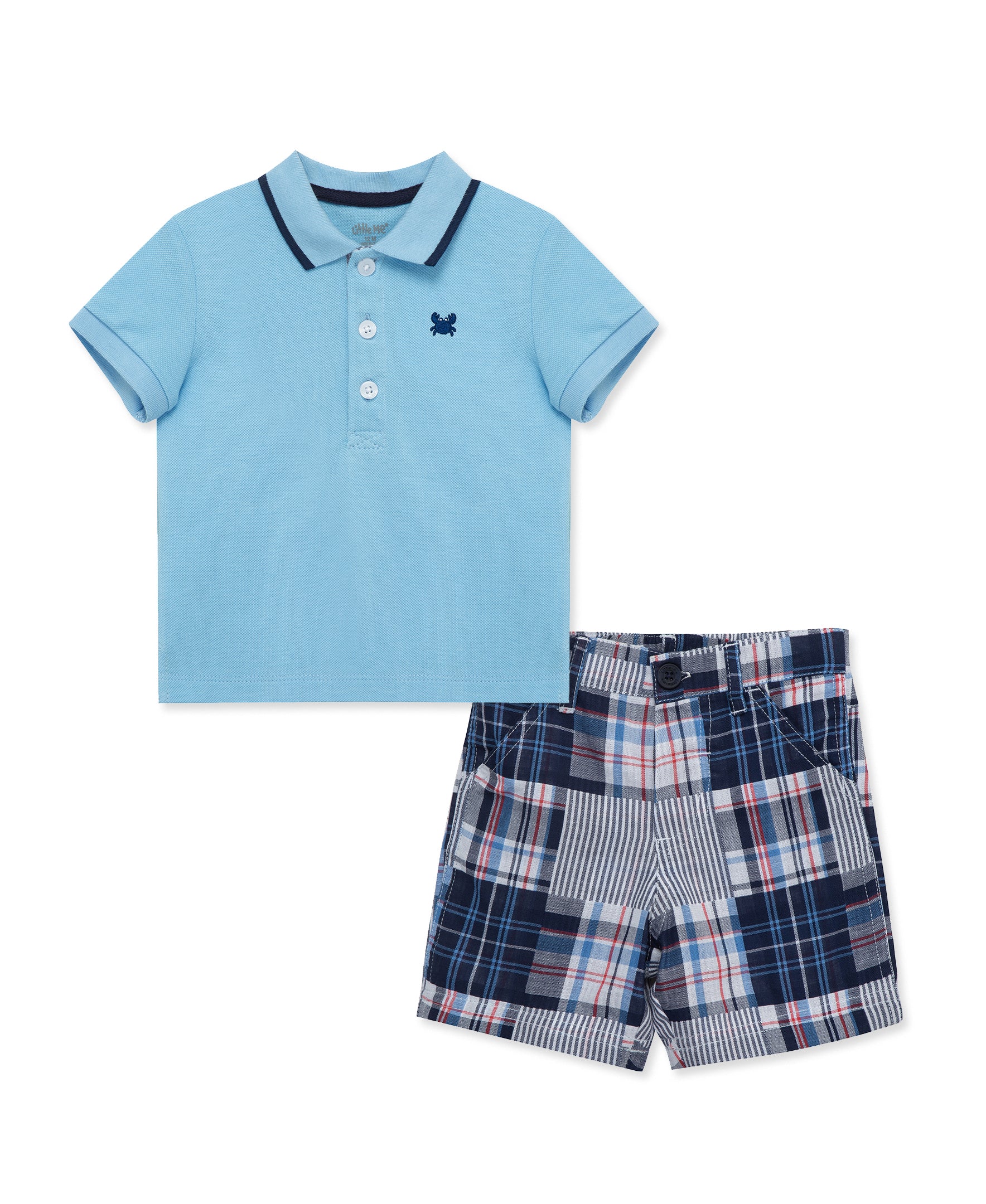  Crab Polo Short Set (2T-4T)、mySite、layawaytickets