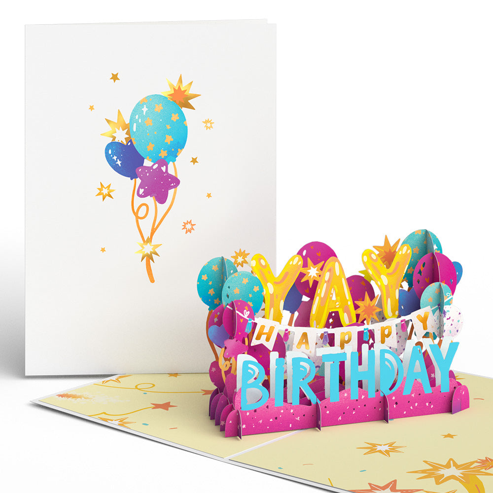 Birthday Celebration Pop-Up Card、mySite、solidvoid