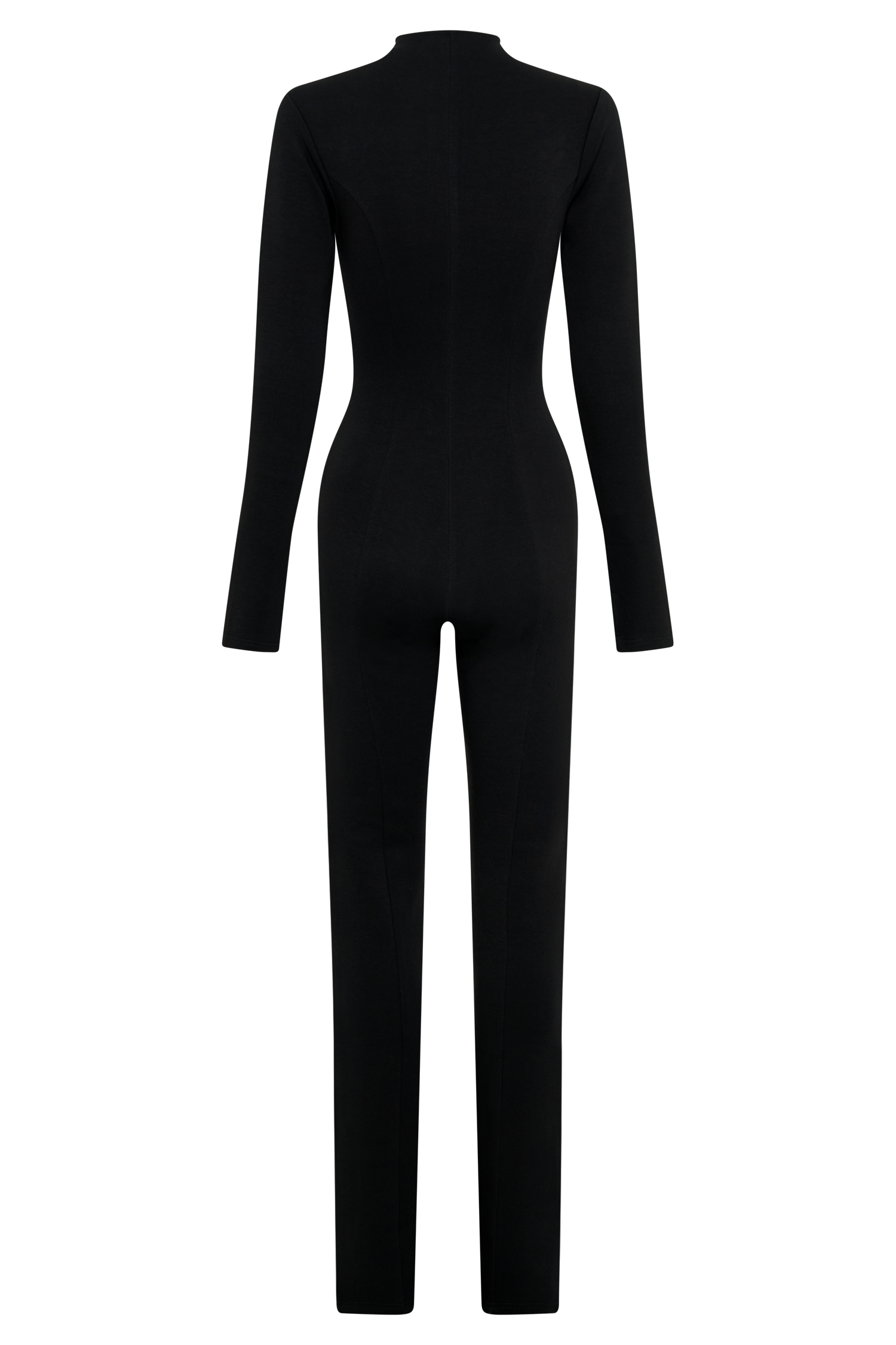 Margaery Scuba Jersey Jumpsuit - Black、mySite、solidvoid
