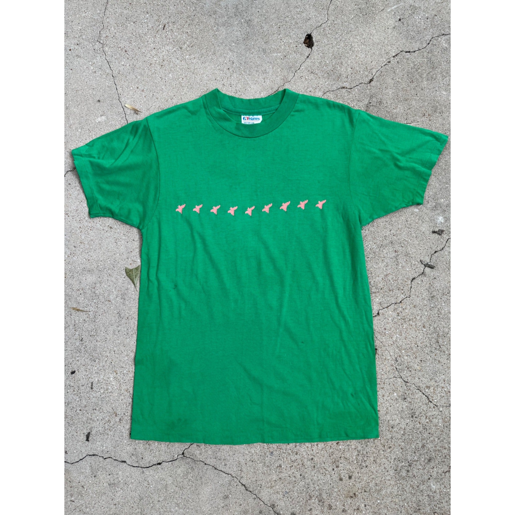 90's Moose Green Animal Single Stitch Graphic Tee T-Shirt Medium、mySite、garagedoors4me