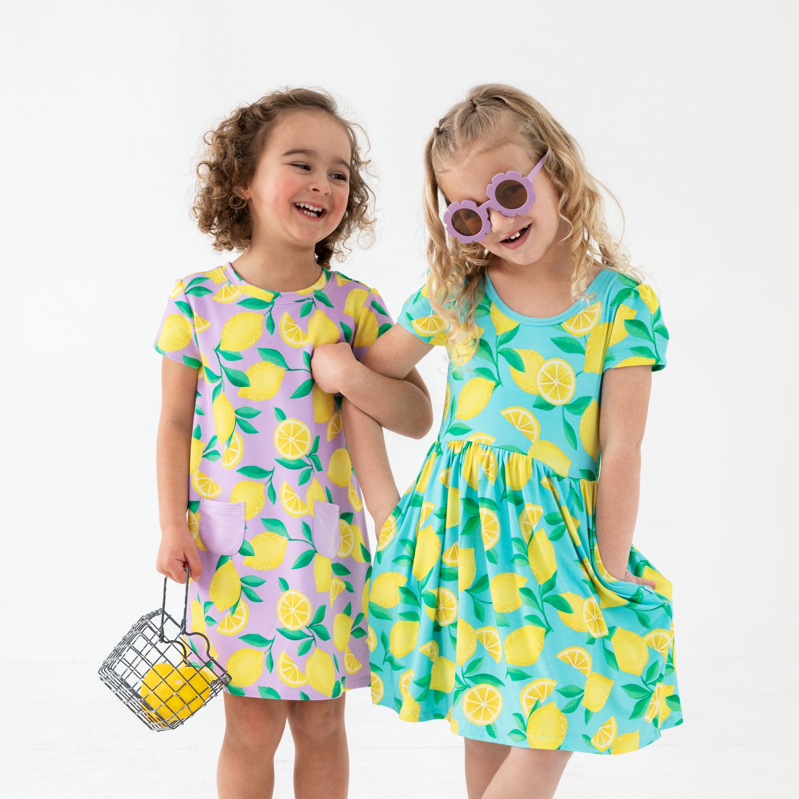 Lavender Sunny Citrus A-Line Pocket Dress、mySite、g9winljtr