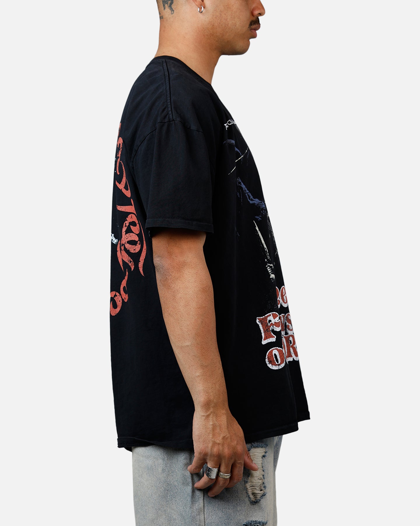 American Thrift X Lord Of The Rings Fellowship Heavyweight T-Shirt Black、mySite、zt4zffjzw