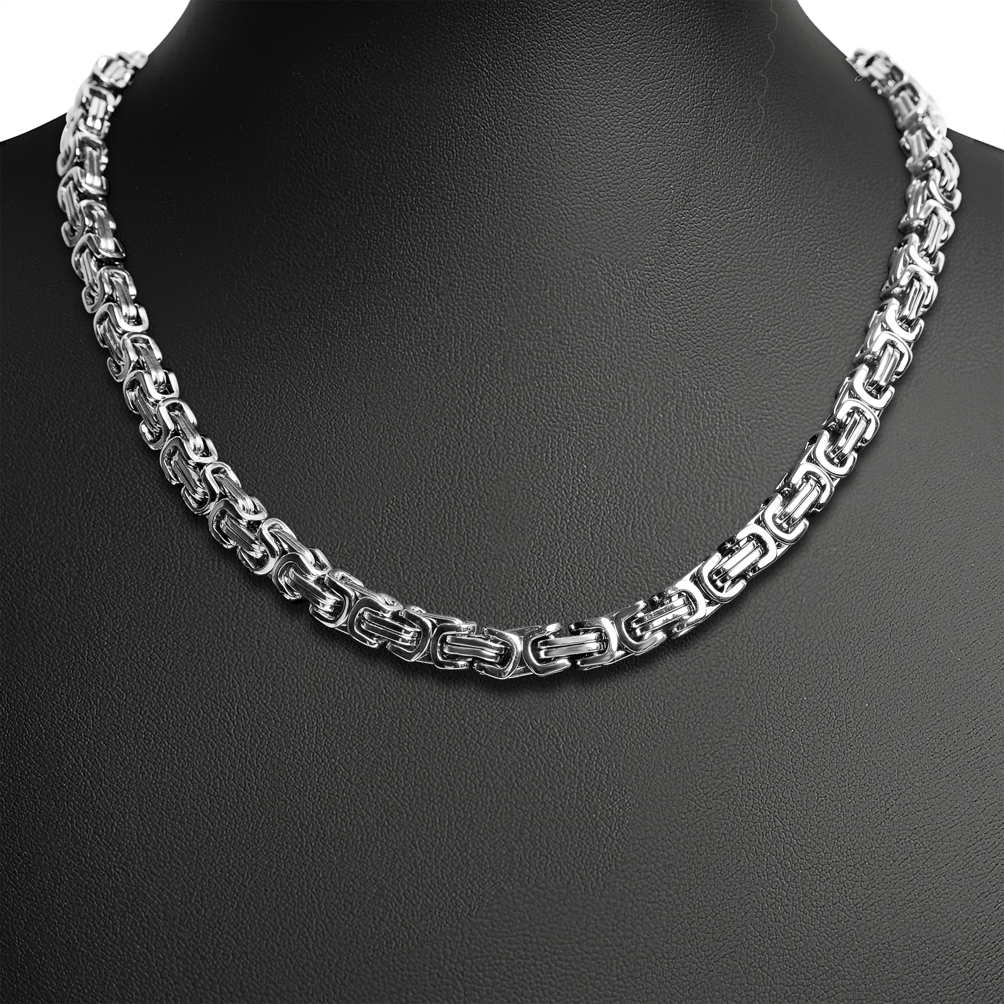 Stainless Steel Byzantine Chain Necklace / CHN8500、mySite、dreamappss