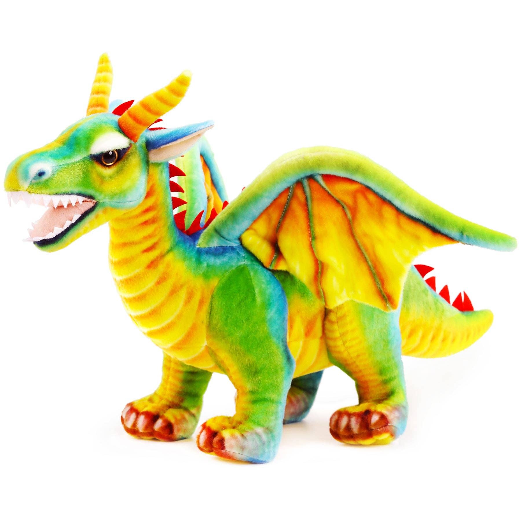 Giant Plush 29 Inch Stuffed Dragon Denvar Realistic、mySite、g9winljtr