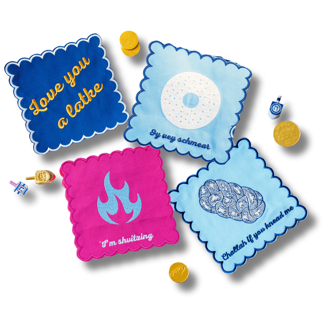 Hanukkah Cocktail Napkins - Set of 4、mySite、topwebapps