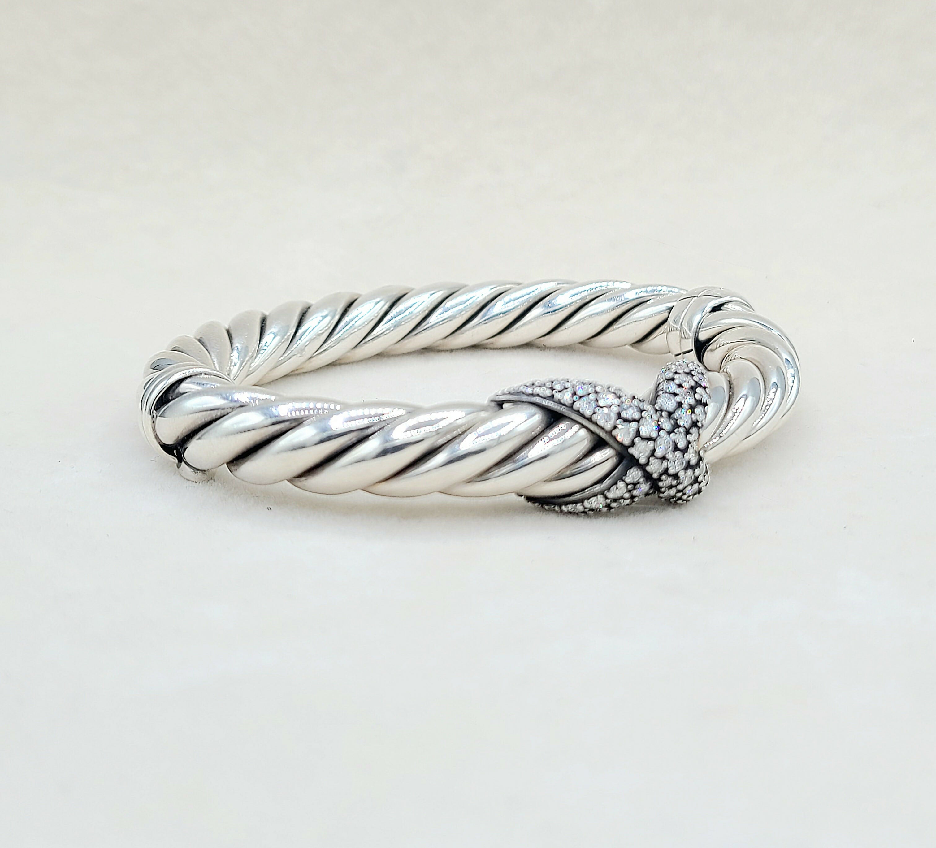 David Yurman Starlight Cable Bracelet Diamond X Vintage、mySite、hinf8tx79