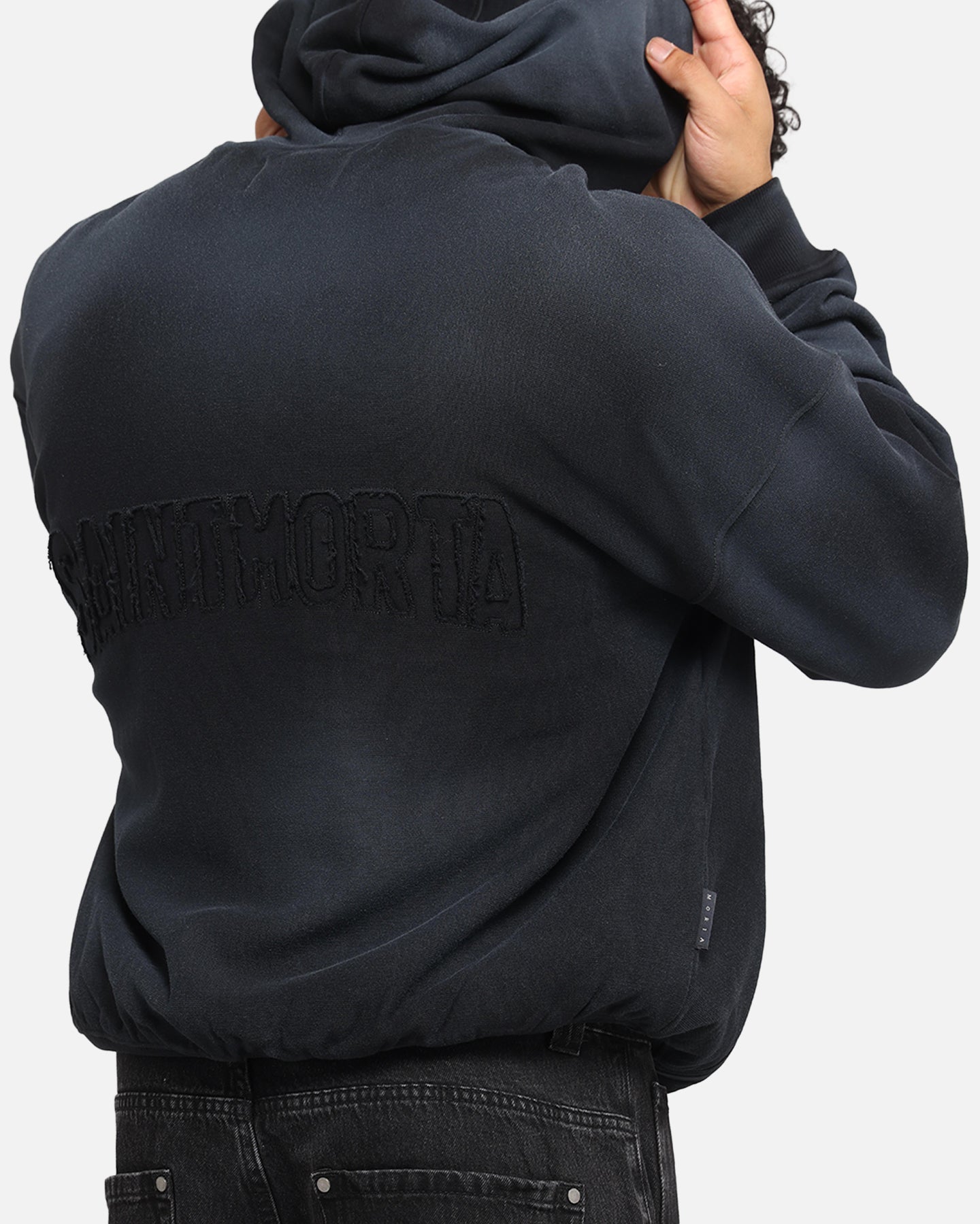 Saint Morta Manticore Boxy Hoodie Sunfade Black、mySite、zt4zffjzw