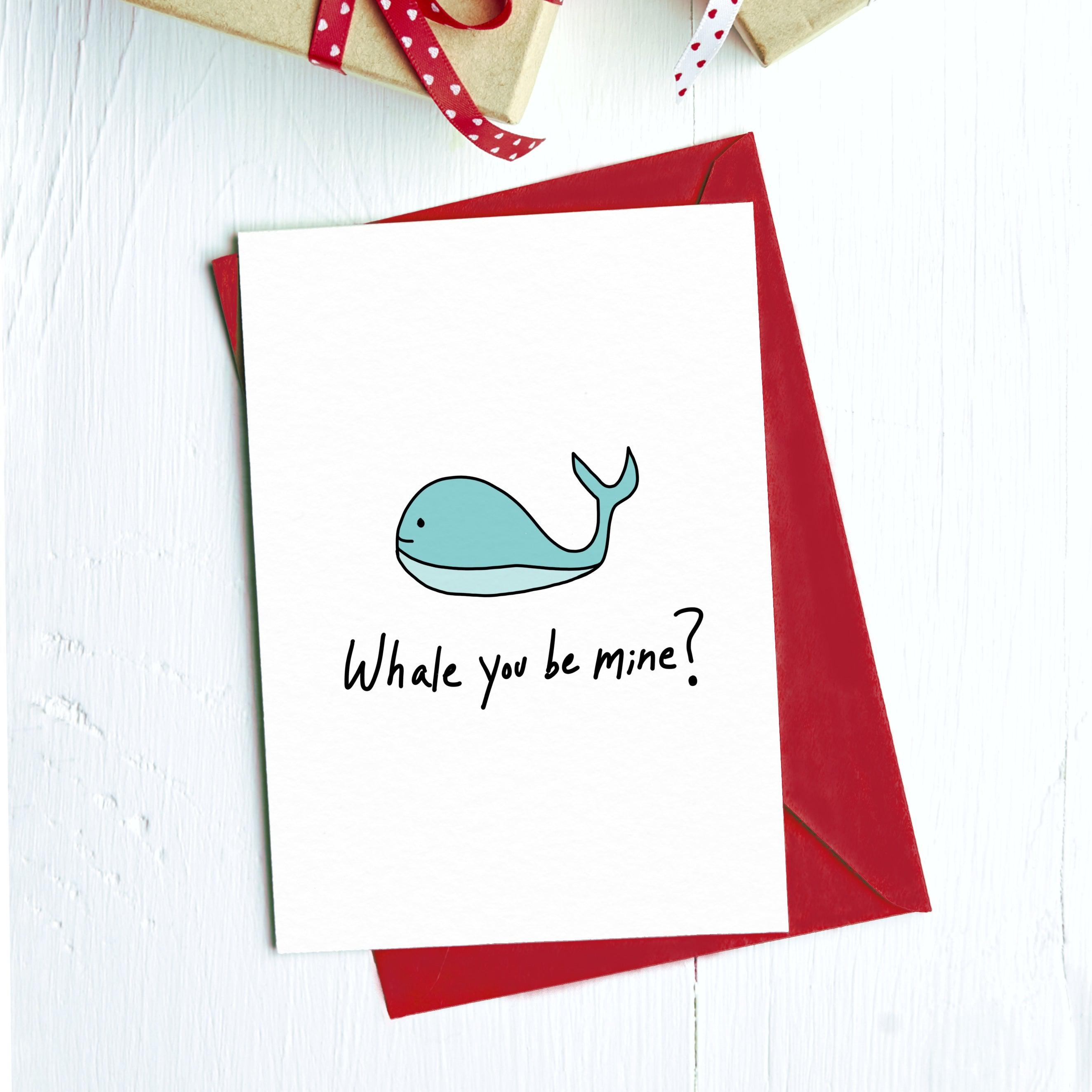  Whale you be mine ?Greeting Card、mySite、elrpsem3k