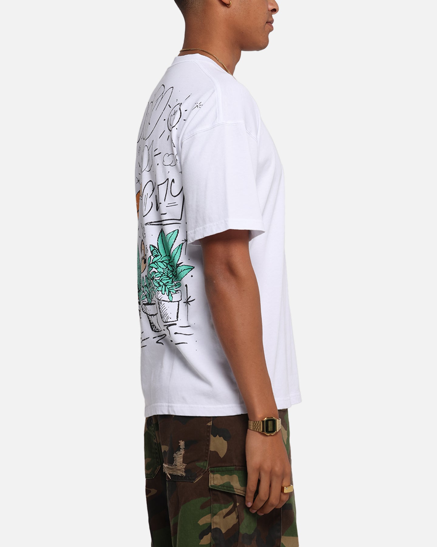 American Thrift Disney Best Friend's T-Shirt White、mySite、zt4zffjzw