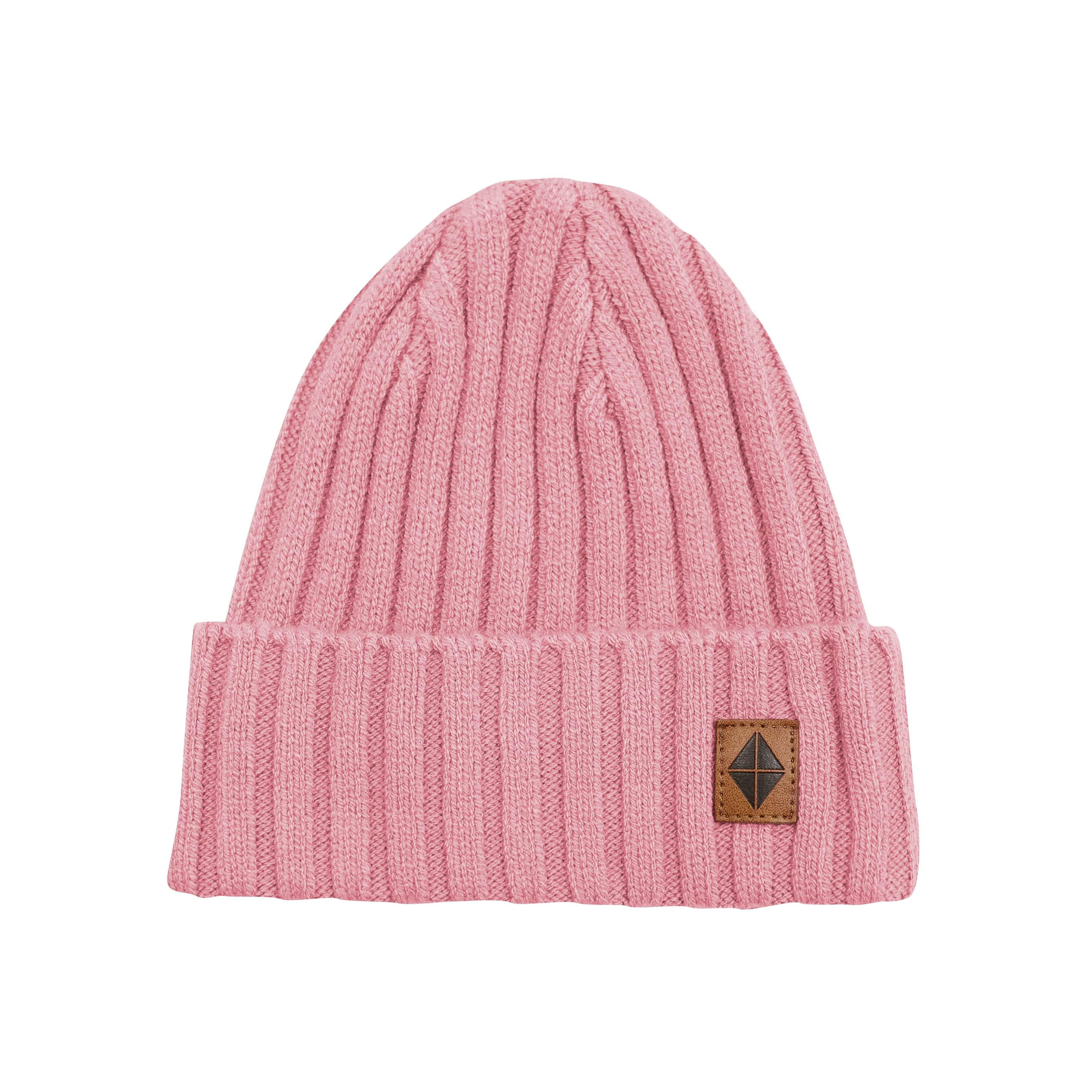  Chunky Knit Ribbed Beanie in Apple Blossom、mySite、layawaytickets