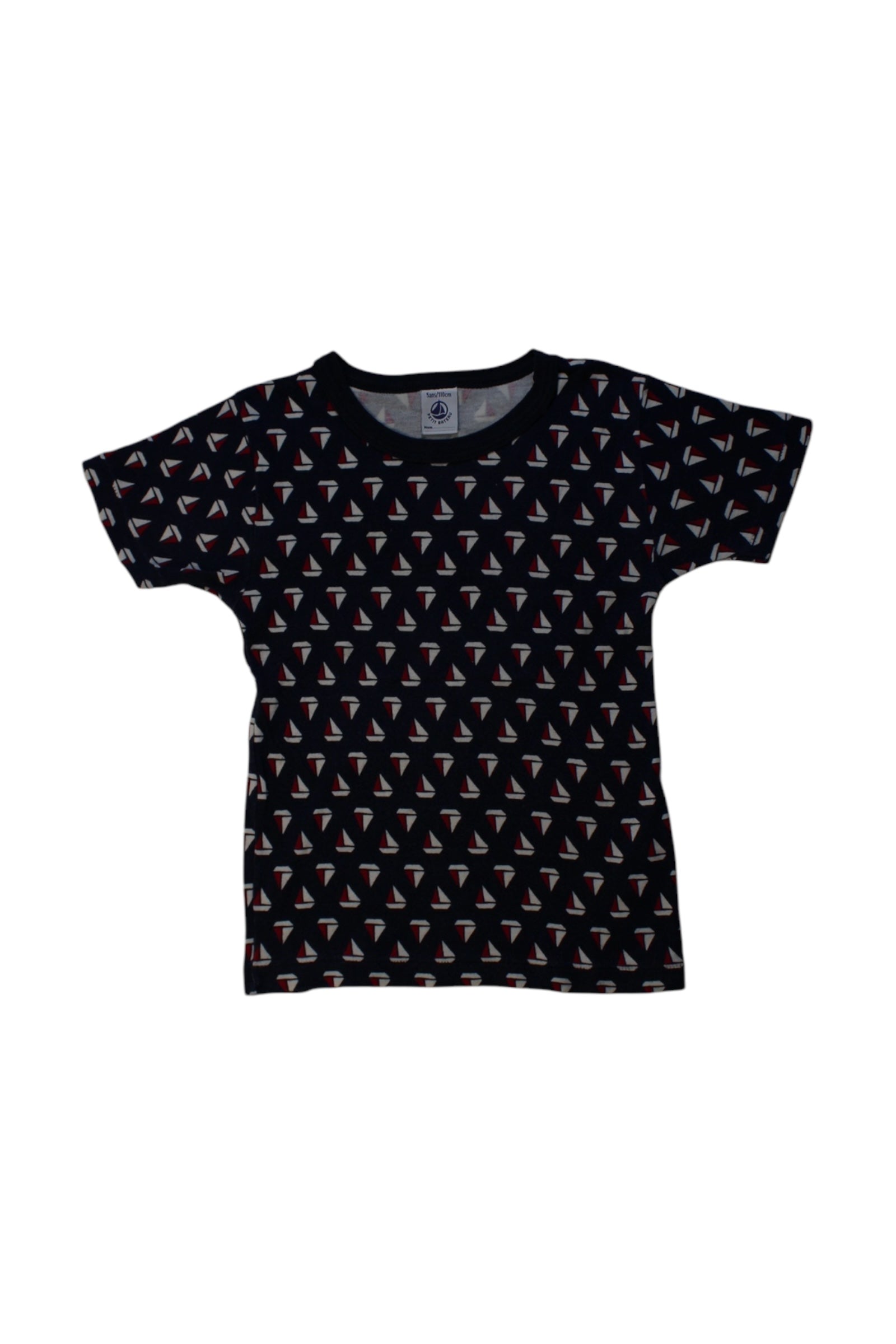 Petit Bateau Sailboat Print T-Shirt Size 5T、mySite、g9winljtr