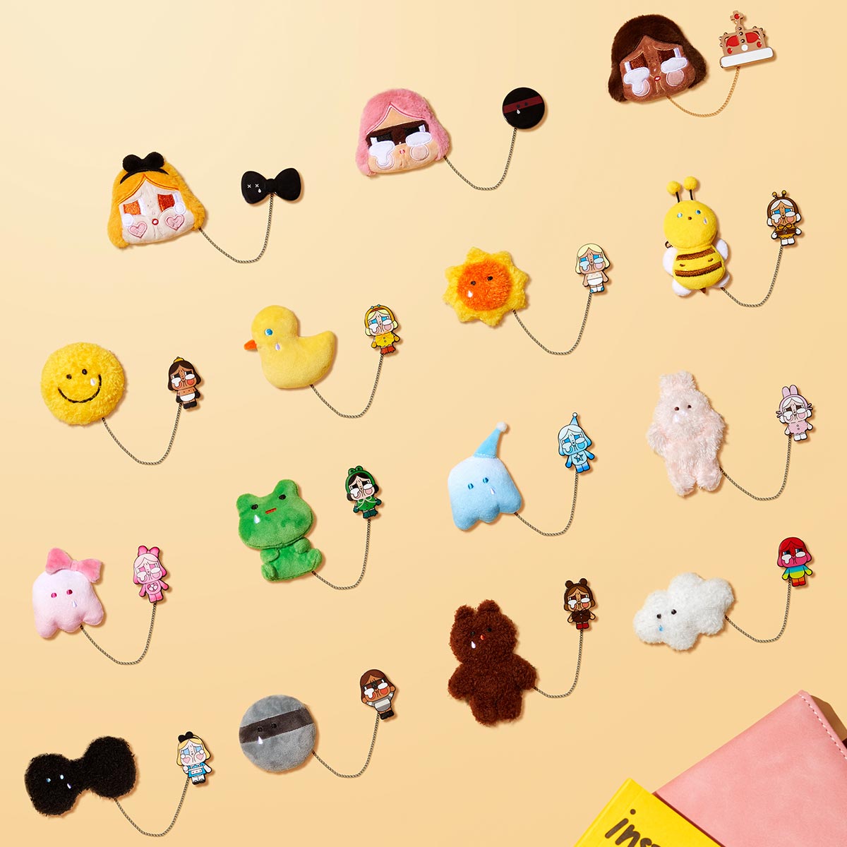  CryBaby Crying Again Series - Plush Badge Display (12 pcs)、mySite、greenlandpopulation