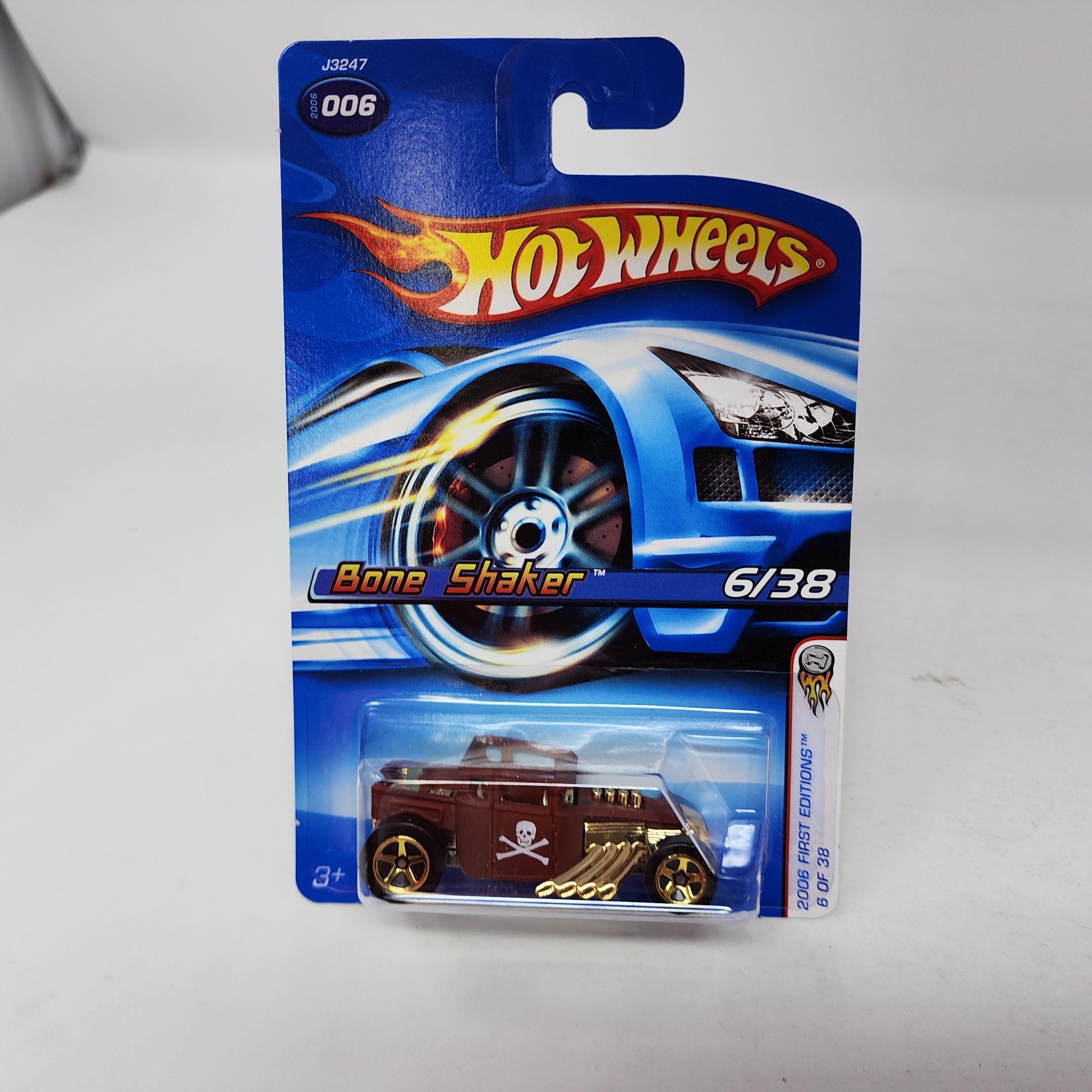 Bone Shaker #6 * Brown w/ 5sp Rim* Hot Wheels 2006、mySite、hgirdovlk