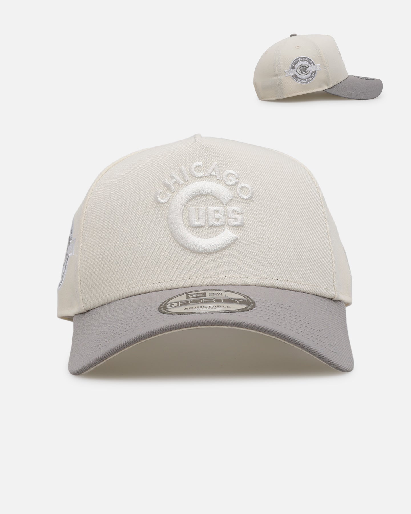 New Era Chicago Cubs 'Too Clean' 9FORTY A-Frame Snapback Chrome、mySite、zt4zffjzw
