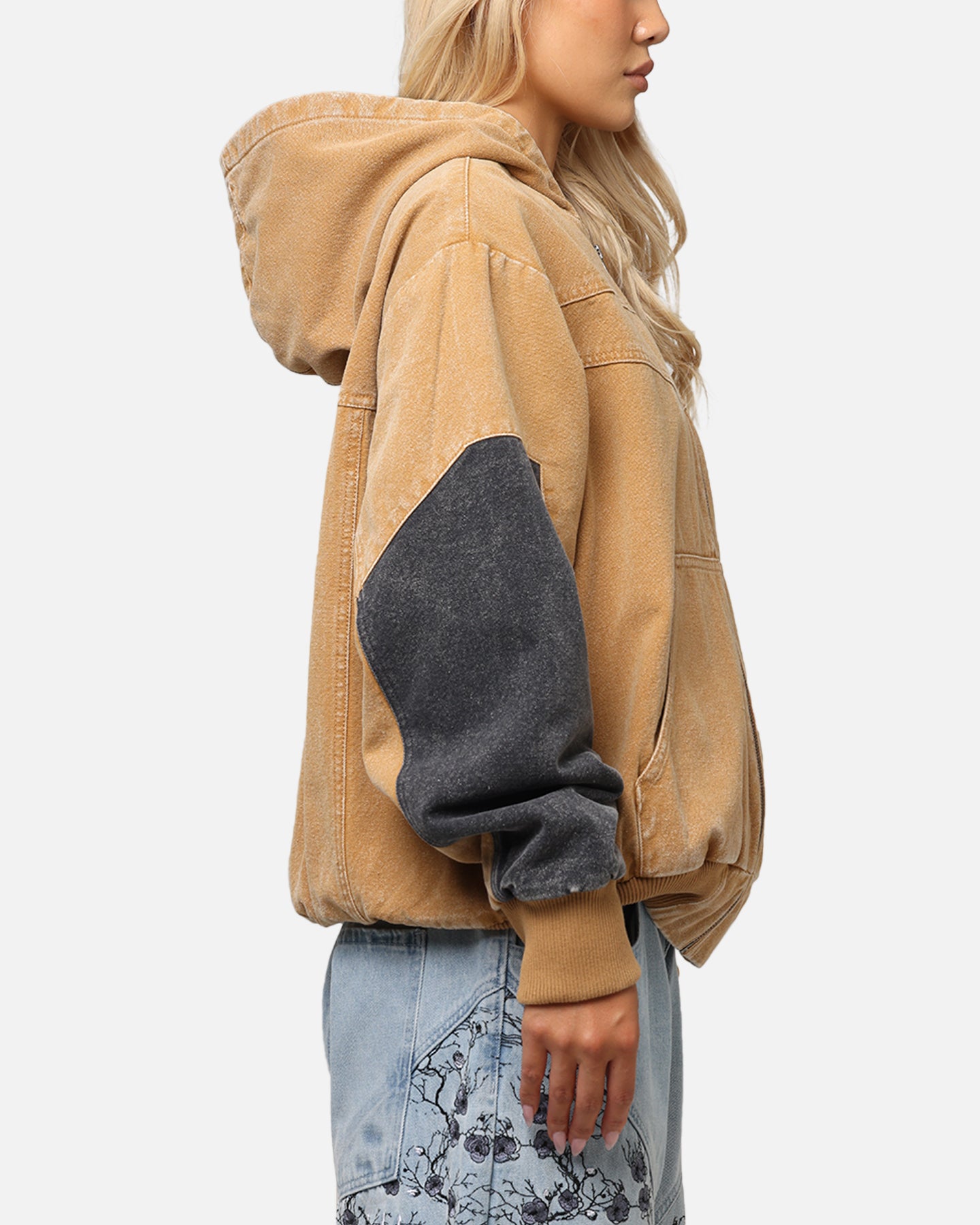 Saint Morta Hooded Workwear Jacket Tan/Black、mySite、zt4zffjzw