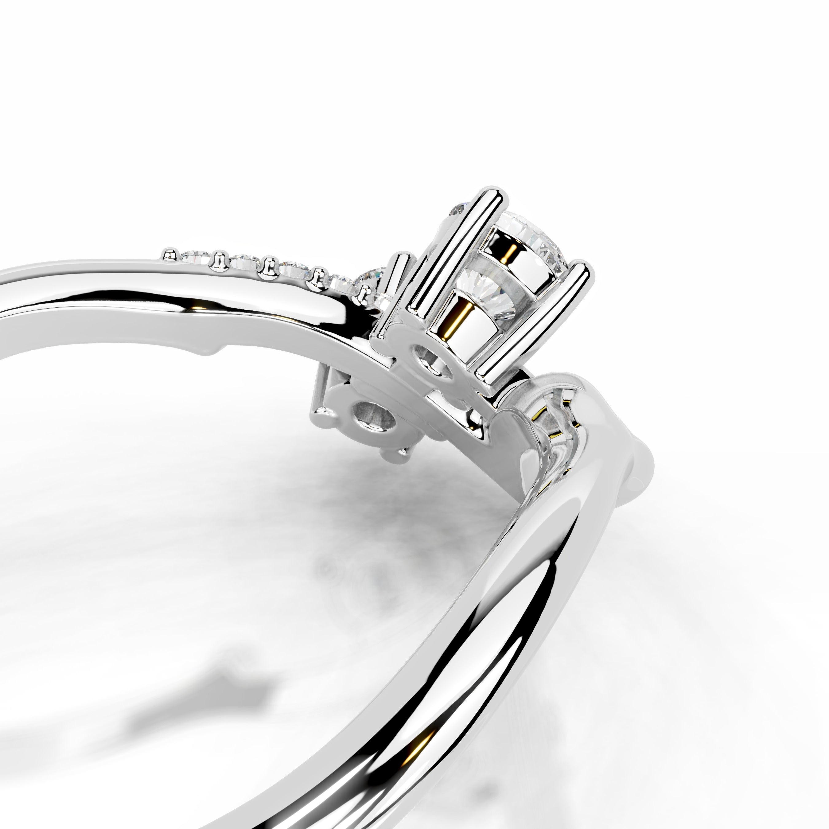 Blooming Eternity Lab Grown Diamond Ring - 14K White Gold、mySite、hinf8tx79