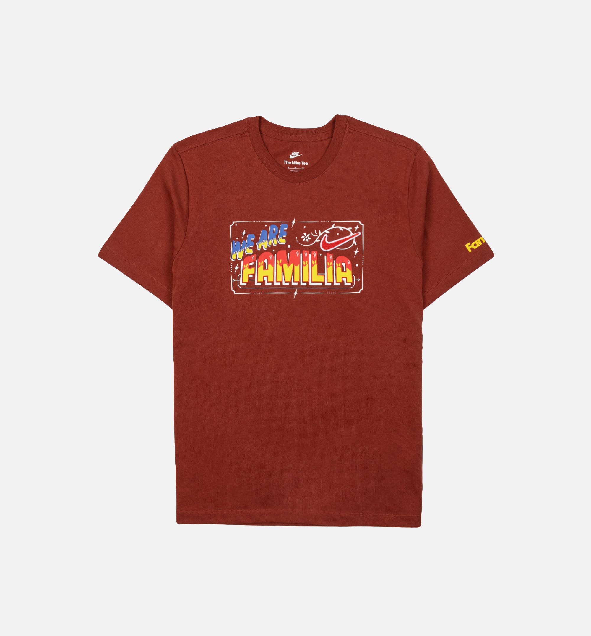 NSW Somos Familia Mens Short Sleeve Shirt - Brown、mySite、dreamappss