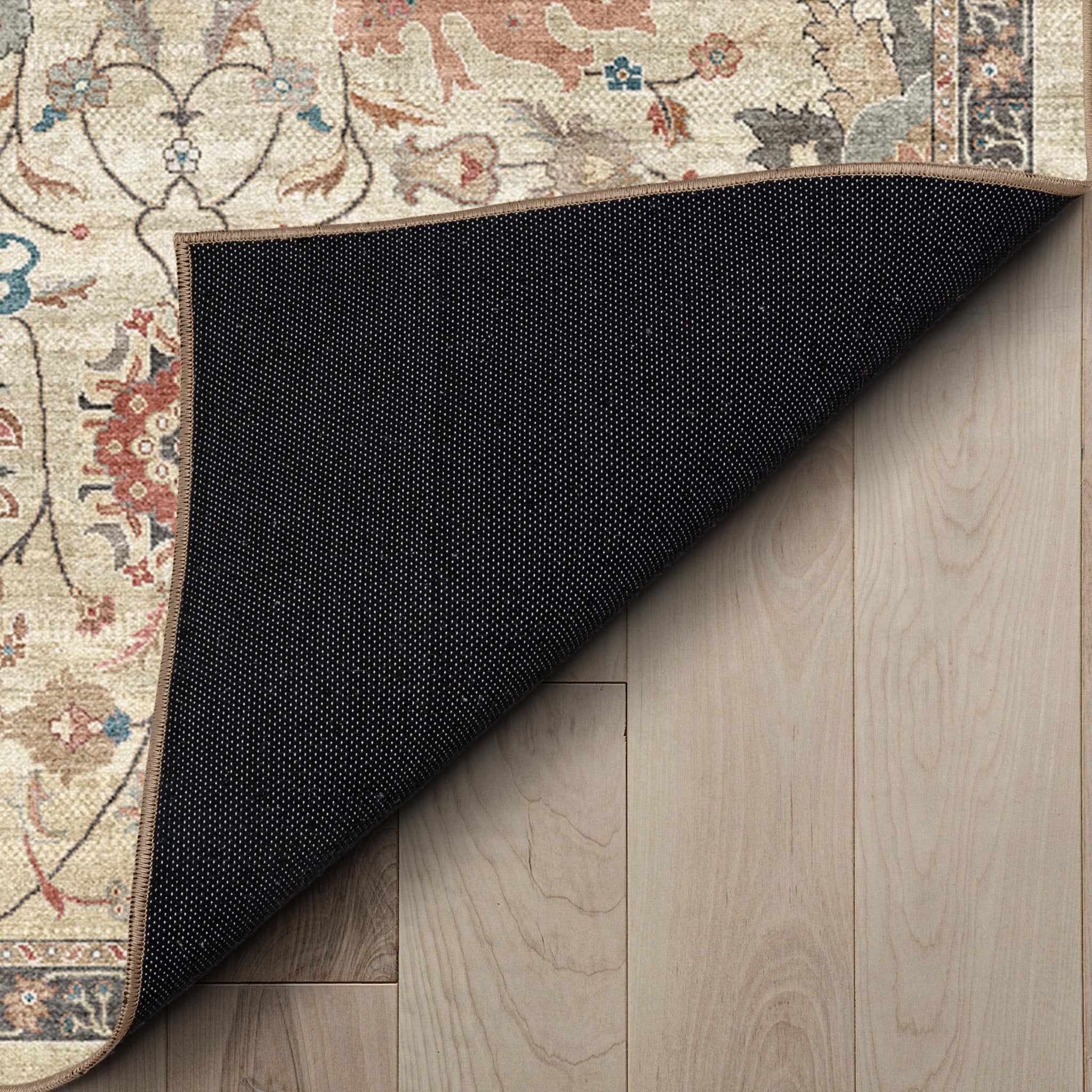 Vienna Vintage Oriental Botanical Rug – Easy Clean, Stylish Elegant Design、mySite、gigharbornorthrealestate