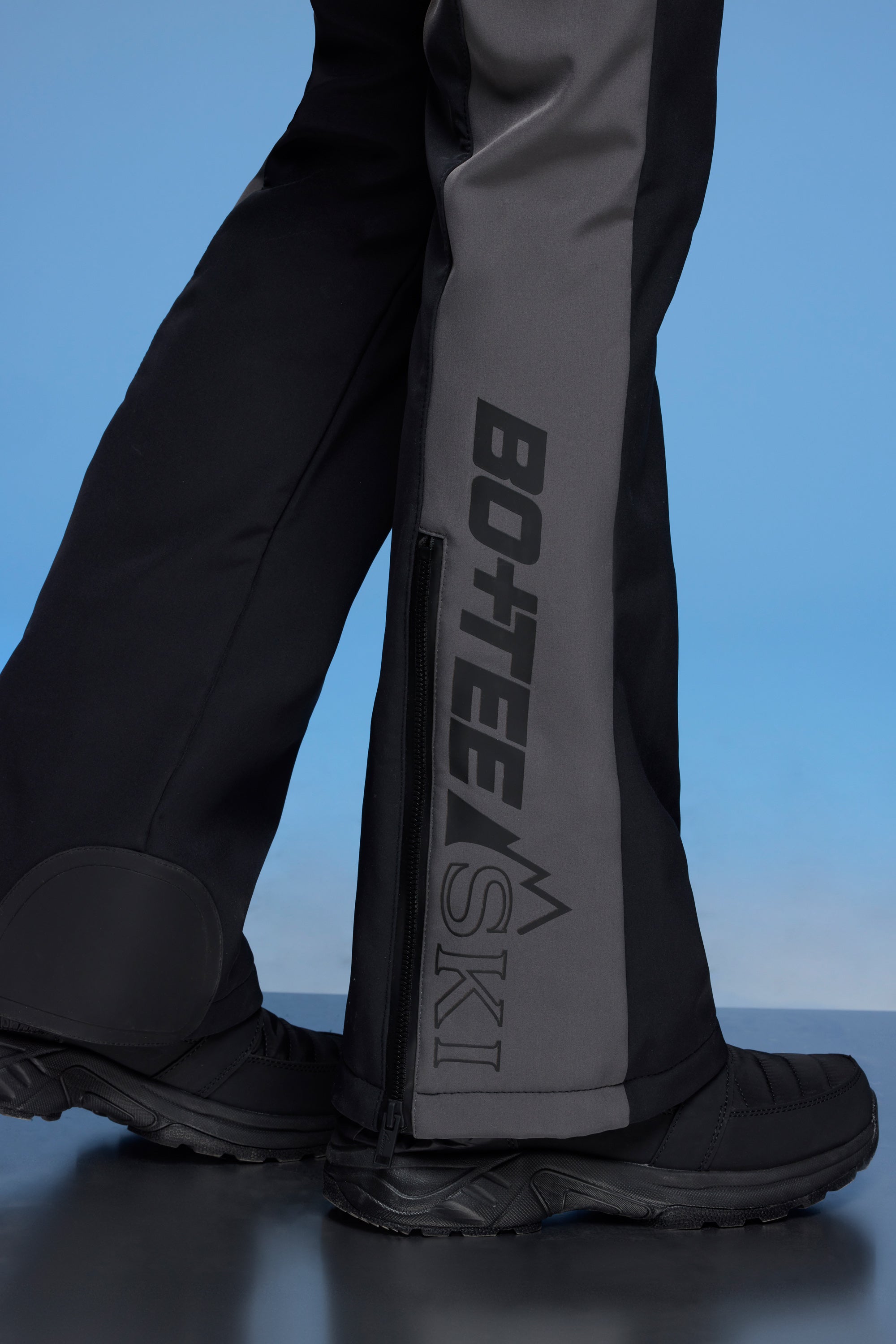 Fleece Lined Ski Suit in Black、mySite、solidvoid