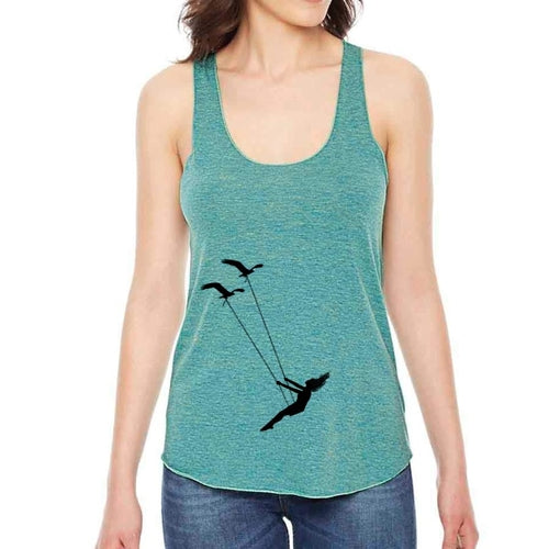 Flying Bird Swing Racerback Tank Top、mySite、camillekostekn