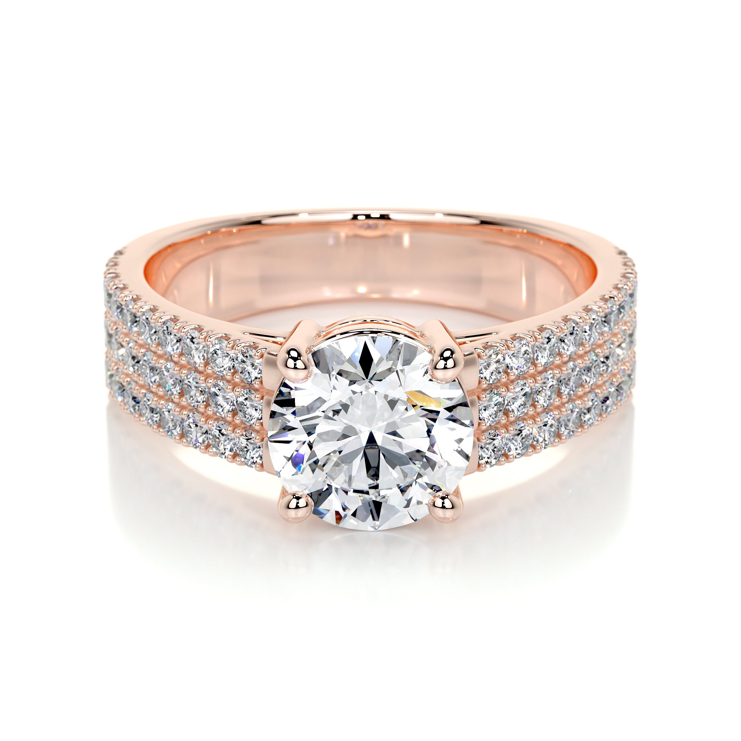 Jillian Lab Grown Diamond Ring -14K Rose Gold、mySite、hinf8tx79