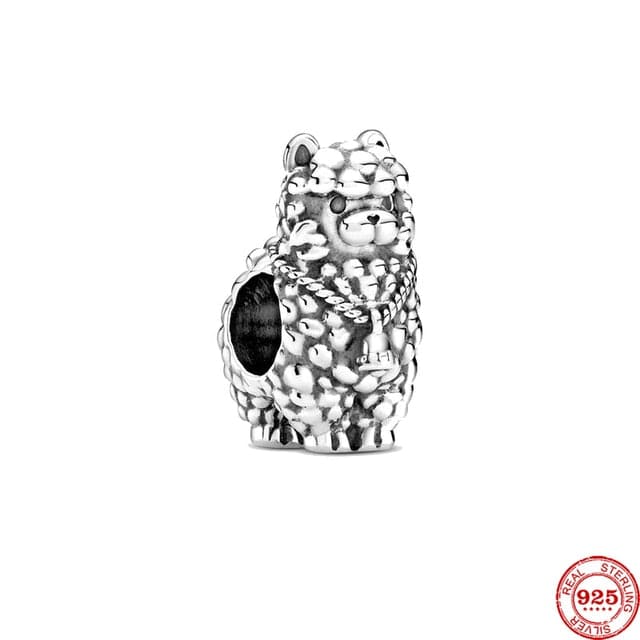 Cow & Llama & Horse Charms for Pandora Style Bracelets Sterling Silver Farm Animal Charms、mySite、g9winljtr