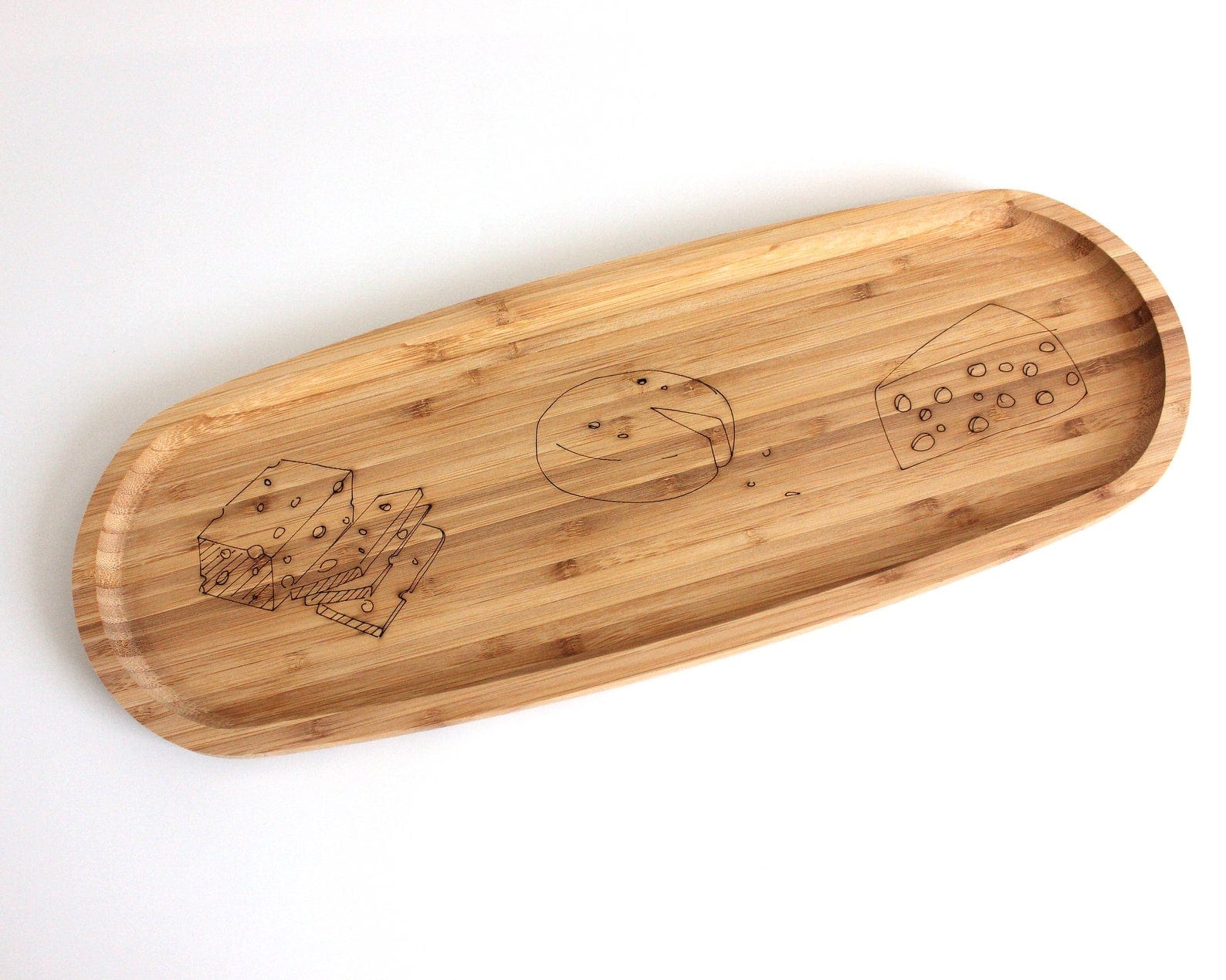 Modern Bamboo and Ceramic Cheese Tray、mySite、topwebapps