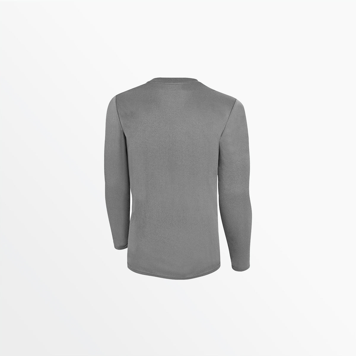 MEN'S BASICS CREW NECK LONG SLEEVE POLY TEE、mySite、neckold