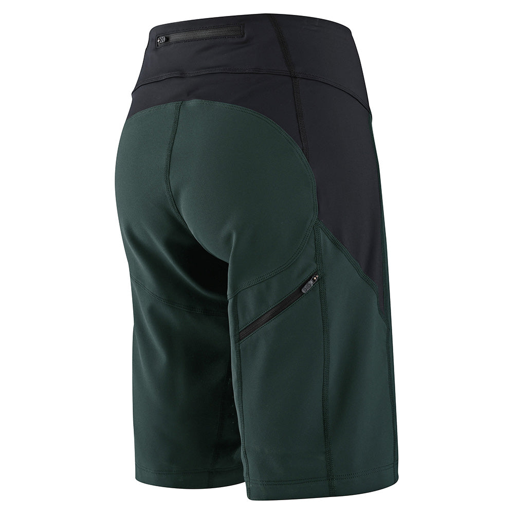 Womens Luxe Short No Liner Solid Steel Green、mySite、dreamappss